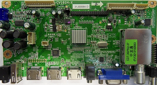 Ремонт основной платы телевизора